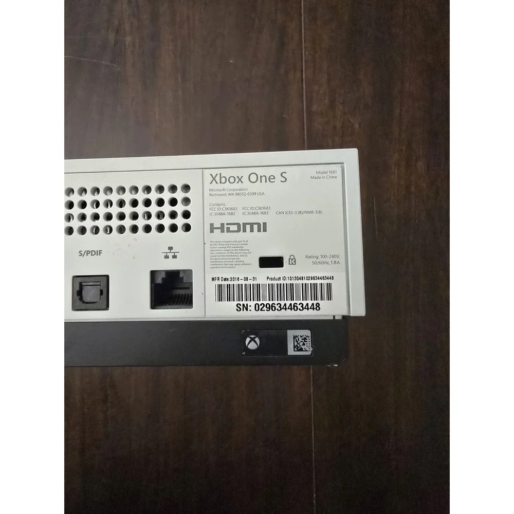 Microsoft Xbox One S 1TB Console Bundle  w/‎ Wireless Controller And Game